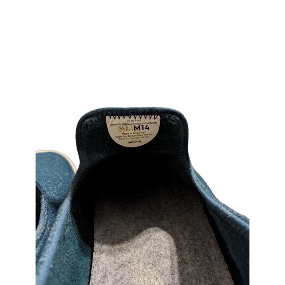 Allbirds Wool Lounger WL Casual Slip On Shoes Green Blue Mens Size 14 - Picture 4 of 7